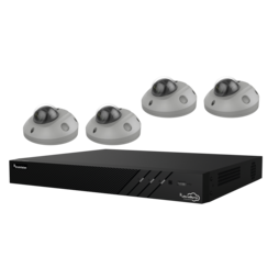 Truvision TVN1208S-2T-K02-4W-G Rekorder 8 Kanäle & 4x Keilkamera 4 Mp