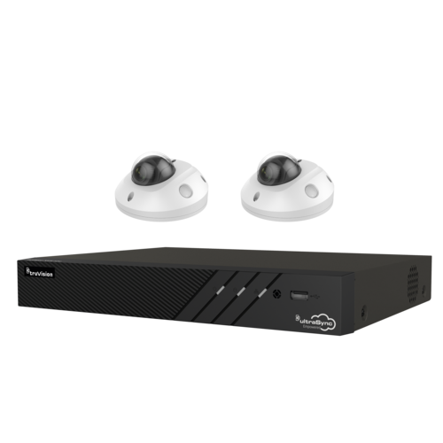 Truvision Truvision TVN1204-1T-K01-2W-W 4-Kanal-Recorder & 2x Keilkamera 4 MP