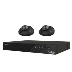 Truvision TVN1204-1T-K01-2W-B Rekorder 4 Kanäle & 2x Keilkamera 4 Mp
