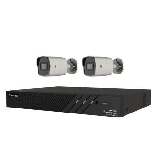 Truvision Truvision TVN1204-1T-K01-2B-G Rekorder 4 Kanäle & 2x Bullet-Kamera 4 Mp