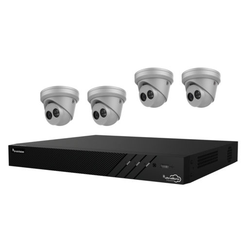 Truvision Truvision TVN1208S-2T-K01-4T-G Rekorder 8 Kanäle & 4x Turret-Kamera 4 Mp