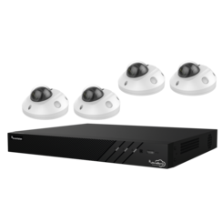 Truvision TVN1208S-2T-K01-4W-W Rekorder 8 Kanäle & 4x Keilkamera 4Mp