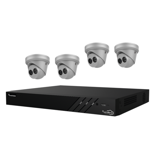 Truvision Truvision TVN1208-2T-K02-4T-G Rekorder 8-Kanal & 4x Vollfarb-Turret-Kamera 4 Mp
