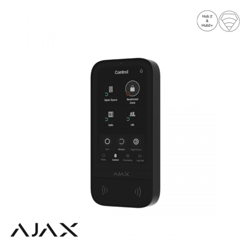 Ajax Systems Ajax AJ-KEYPAD-TS/Z KeyPad draadloos touchscreen