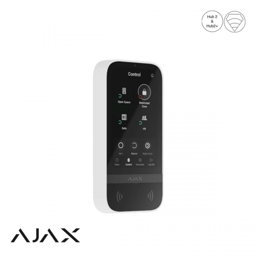 Ajax Systems Ajax AJ-KEYPAD-TS KeyPad draadloos touchscreen