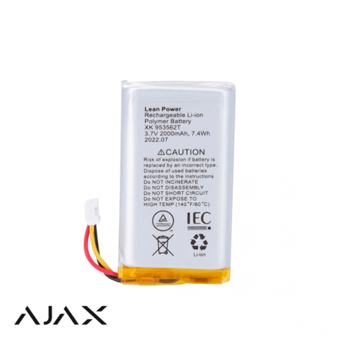 Ajax Systems Ajax AJ-HUB2BAT Hub2 plus backup Lithium batterij