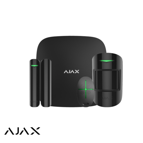 Ajax Systems Ajax AJ-HUBKIT/Z Hubkit GSM/LAN hub, PIR, deurcontact en afstandsbediening