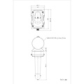 Truvision Truvision TVP-PMB-01 Masthalterung für IP-PTZ-Kameras der P&M-Serie