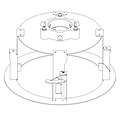 Truvision Truvision TVP-FM-01 Montagehalterung für IP-PTZ-Kamera der M-Serie