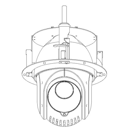 Truvision Truvision TVP-FM-01 Montagehalterung für IP-PTZ-Kamera der M-Serie