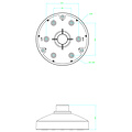 Truvision Truvision TVD-CB6 Cupe-Basis für S6 motorisierte Turret-Kameras