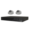 Truvision Truvision TVN1204CS-1T-K02-2W-G Rekorder 4 Kanäle & 2x Vollfarb-Keilkamera 4 Mp