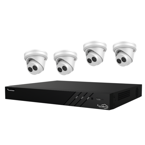 Truvision Truvision TVN1208S-2T-K01-4T-W Rekorder 8 Kanäle & 4x Turret-Kamera 4 Mp