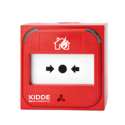 KIDDE NC-MC-470-R Handbrandmelder, conventionele inbouwmontage - Rood