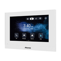 Akuvox 40080323 C316S White touchscreen binnenpost - 7 inch