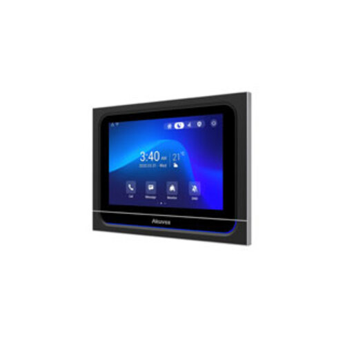 Akuvox Akuvox 40080002 X933W Touchscreen binnenpost - 7 inch - Zwart