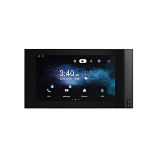 Akuvox Akuvox 40080014 S562W Touchscreen binnenpost -7 inch - Zwart