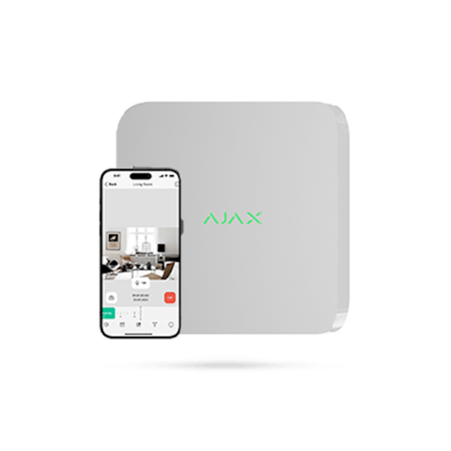 Ajax Systems Ajax 70934 NVR-Recorder mit 16 Kanälen – Weiß