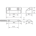 Aritech Aritech DC140 Port/Overhead-Kontakt - Abstand 75 mm
