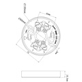 Aritech Aritech NC-DB-W Conventionele sokkel - Wit