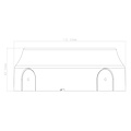 Aritech Aritech KE-DBA-AUXW Exellence series sokkel verhoger - Wit