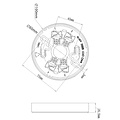 Aritech Aritech NC-DB-B Conventionele sokkel - Zwart