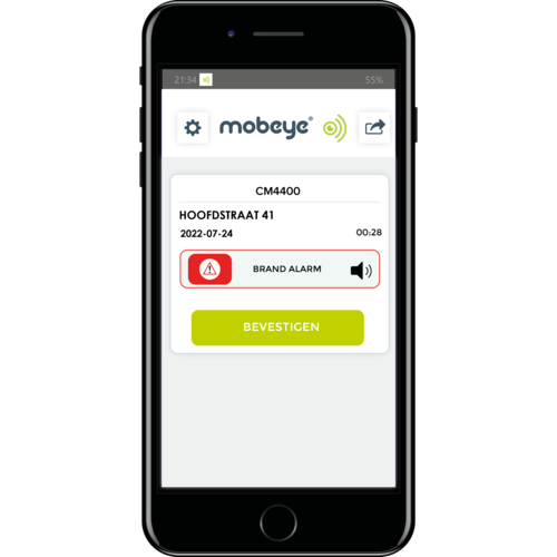 Mobeye Mobeye CM4400 2G/4G Rookmelderkit