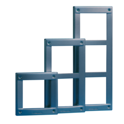 Comelit 3161/2 Vandalcom frame - 2 modulen, kleur donkergrijs