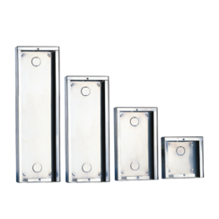 Comelit 3316/1 Opbouwbehuizing Powercom RVS - 1 module