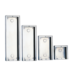 Comelit 3316/3 Opbouwbehuizing Powercom RVS - 3 modulen