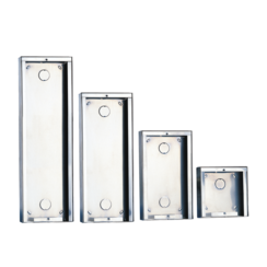 Comelit 3316/6 Opbouwbehuizing Powercom RVS - 6 modulen