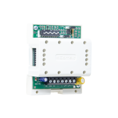 Comelit 1256 Relais (einpolig) 12 V AC oder 20 V DC mit programmierbaren Funktionen (4 DIN), ALLE Simplebus-Systeme