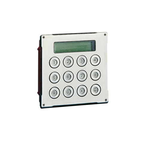 Comelit Comelit 3070/A Digitale numerieke belmodule Vandalcom RVS voor serie 1602../4660.., systemen SBT(IR010), SB1, SB2, SBC