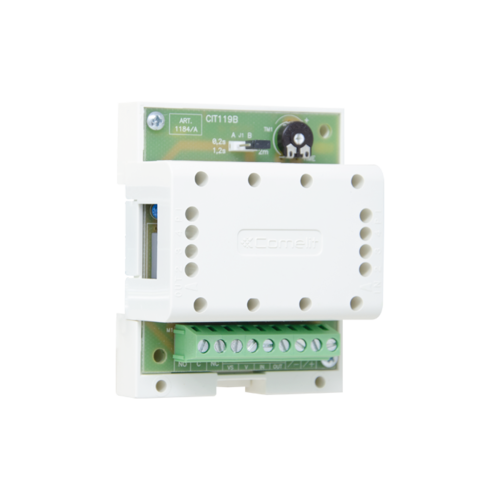 Comelit Comelit 1184/A Tijdrelais 12Vac-dc voor verlenging trigger puls naar deurslot 3-180 sec. (4 DIN)