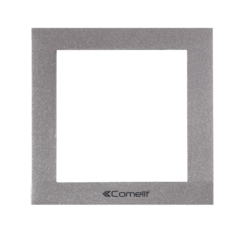 Comelit 3311/1S Rahmen mit Aluminium-Abdeckplatte für Powercom/iKall - 1 Modul