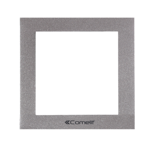 Comelit Comelit 3311/1S Rahmen mit Aluminium-Abdeckplatte für Powercom/iKall - 1 Modul