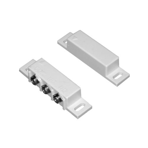 Comelit Comelit 30087007 Opbouw-magneetcontact, wit kunststof, met klemmen, C-NO-NC