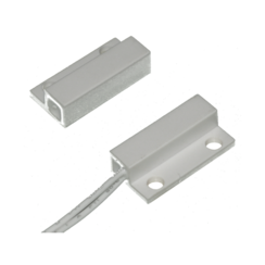 Comelit 30087009 Opbouw-magneetcontact, wit kunststof, met kabel