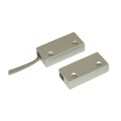 Comelit 30087010 Krachtig opbouw-magneetcontact rechthoekig, aluminium, kabel