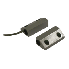 Comelit 30087012 Krachtig opbouw-magneetcontact, schuin aflopend, aluminium, kabel