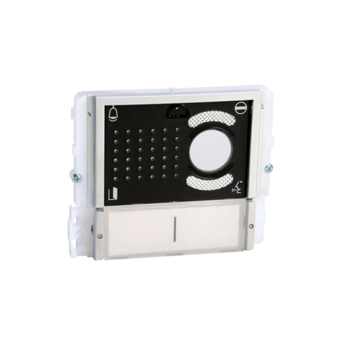 Comelit Comelit 33412 iKall zwarte module t.b.v. A/V unit iKall, met 2 drukknoppen