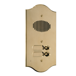 Comelit 3006/RI Roma Messingblende für 1622, 6 Klingeltaster