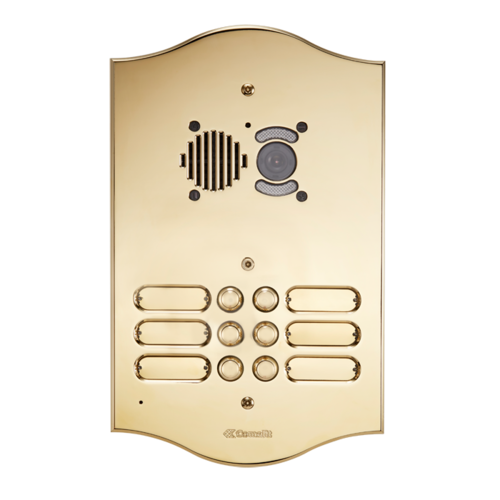 Comelit Comelit 3202/RI Roma Messingblende für 4680(C), 2 Druckknöpfe