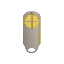 Comelit SK9062Y/A Simplekey Dual sleutel MIFARE en RF Zender 868MHz 3-kanaals, kleur: geel