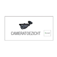 Comelit 43507 Sticker Let op camera beveiliging Nederlands