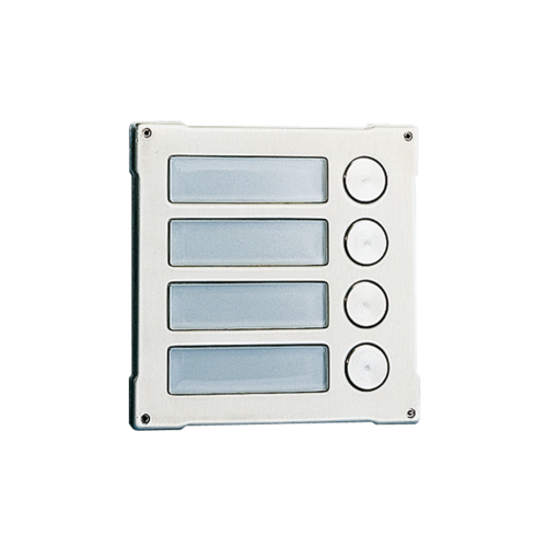 Comelit Comelit 3064S Vandalcom Edelstahlmodul mit 4 Klingeln/Namensrahmen