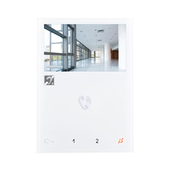 Comelit 6721W/BM MINI handsfree Monitor, kleur, excl. grondplaat met telecoil SBC