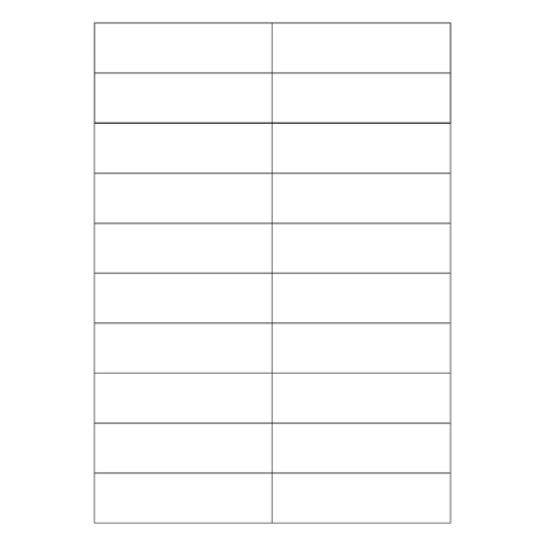 Comelit Comelit 1220 Naamkader labels voor deurstation 316 analogue