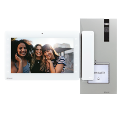 Comelit 8461X Enkelvoudige QUADRA MAXI kit SBC uit te breiden tot 4 gebruikers, voeding: 6 DIN