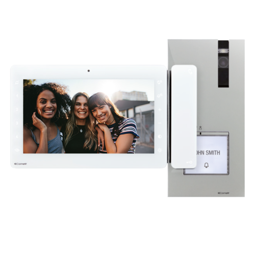 Comelit 8461X Enkelvoudige QUADRA MAXI kit SBC uit te breiden tot 4 gebruikers, voeding: 6 DIN